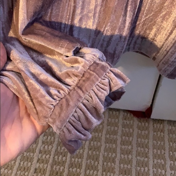 Shimmery pink mock turtle neck sweater - Picture 4 of 4